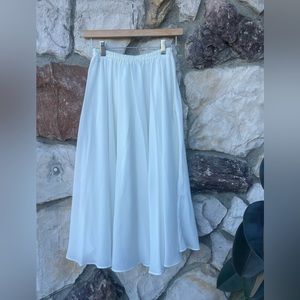 Vintage lined twirly skirt (M-L)